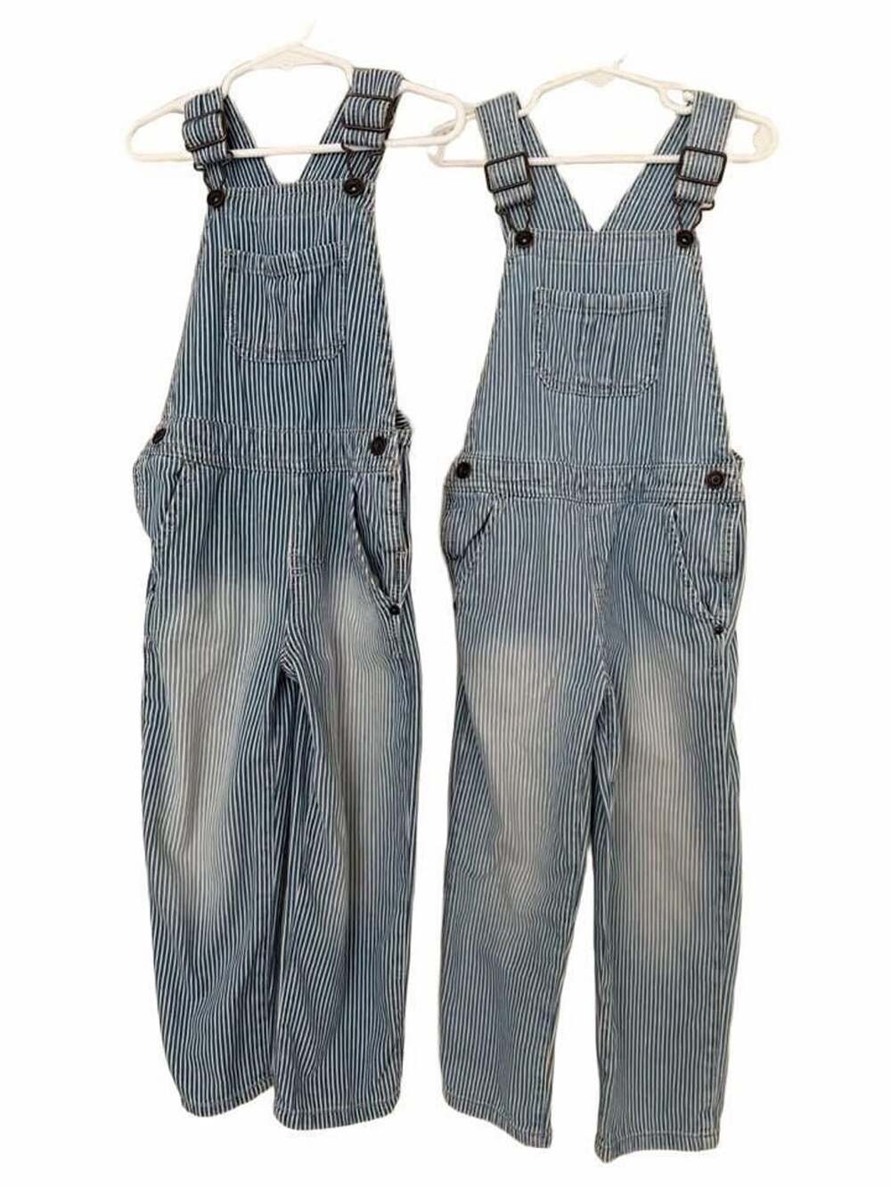 Kid’s overalls- white and blue 4T & 5T